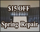 $15 off garage door spring repair