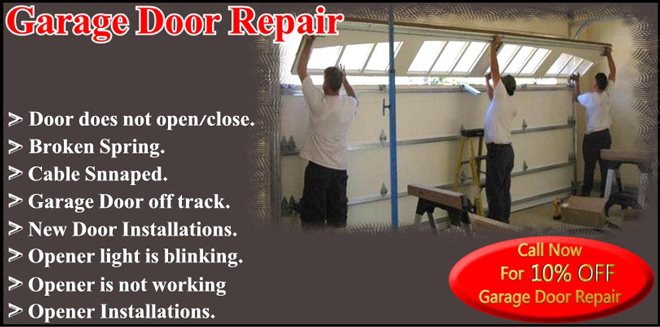 1 Stop Garage Doors Professional Repair Services