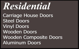 1 Stop Garage Doors for Residential